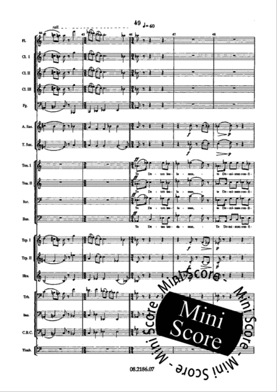 Te Deum Te Deum TTBB scores gallery preview page 54