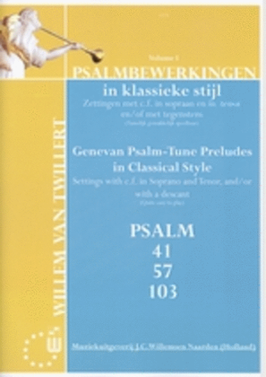 Book cover for Psalmbewerkingen in Klassieke Stijl 1