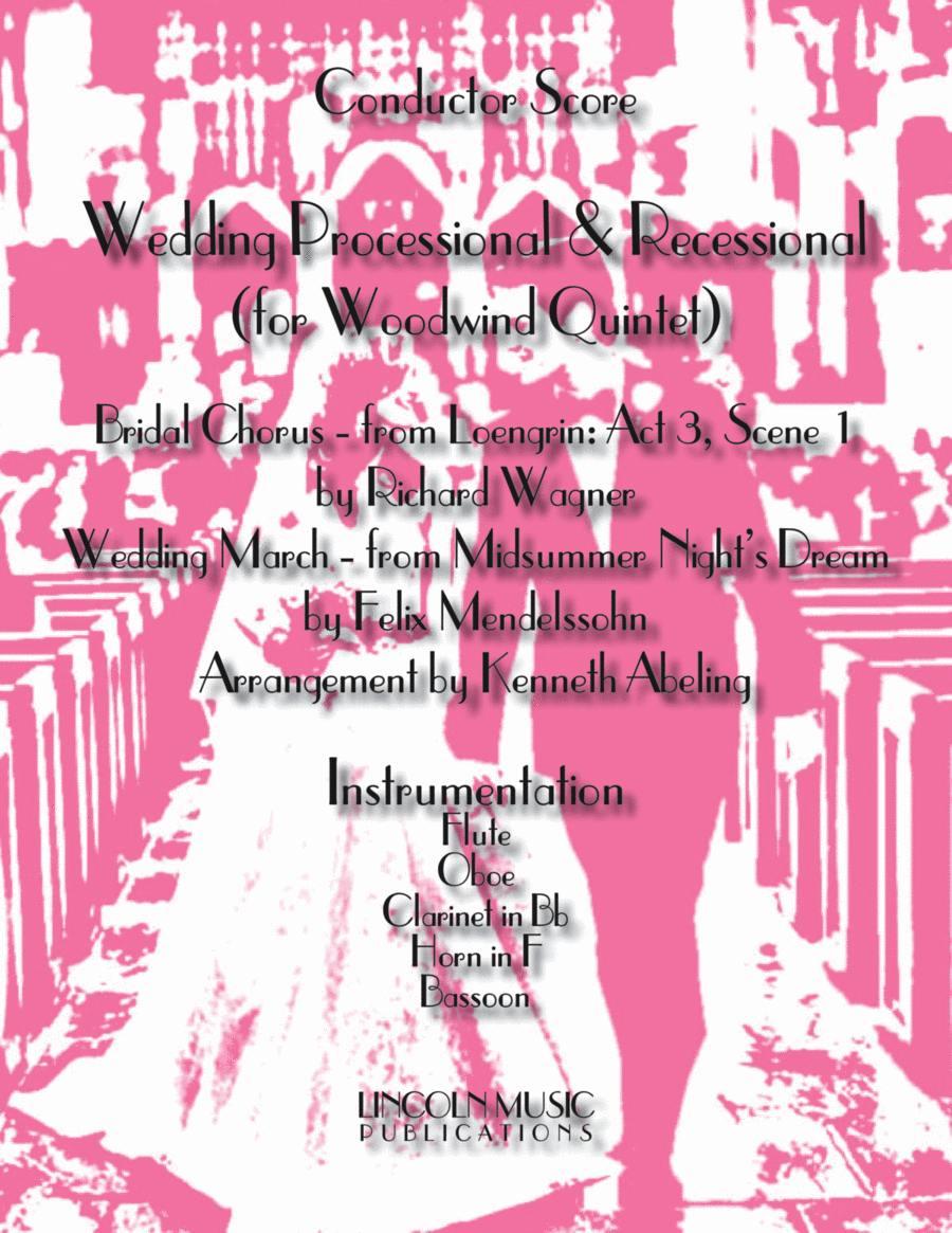 Wedding Processional & Recessional (for Woodwind Quintet) Woodwind Quintet scores gallery preview page 1