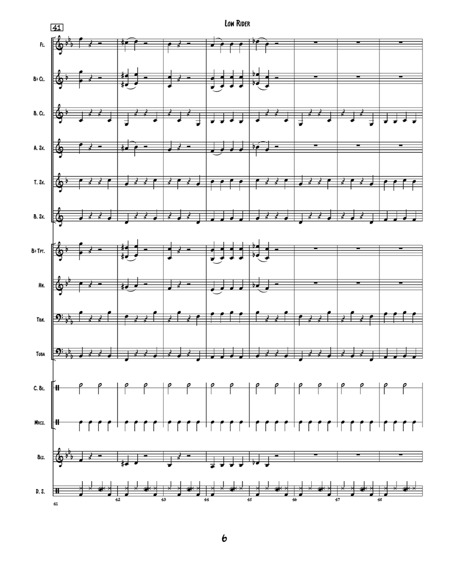 Low Rider Low Rider Small Ensemble scores gallery preview page 6