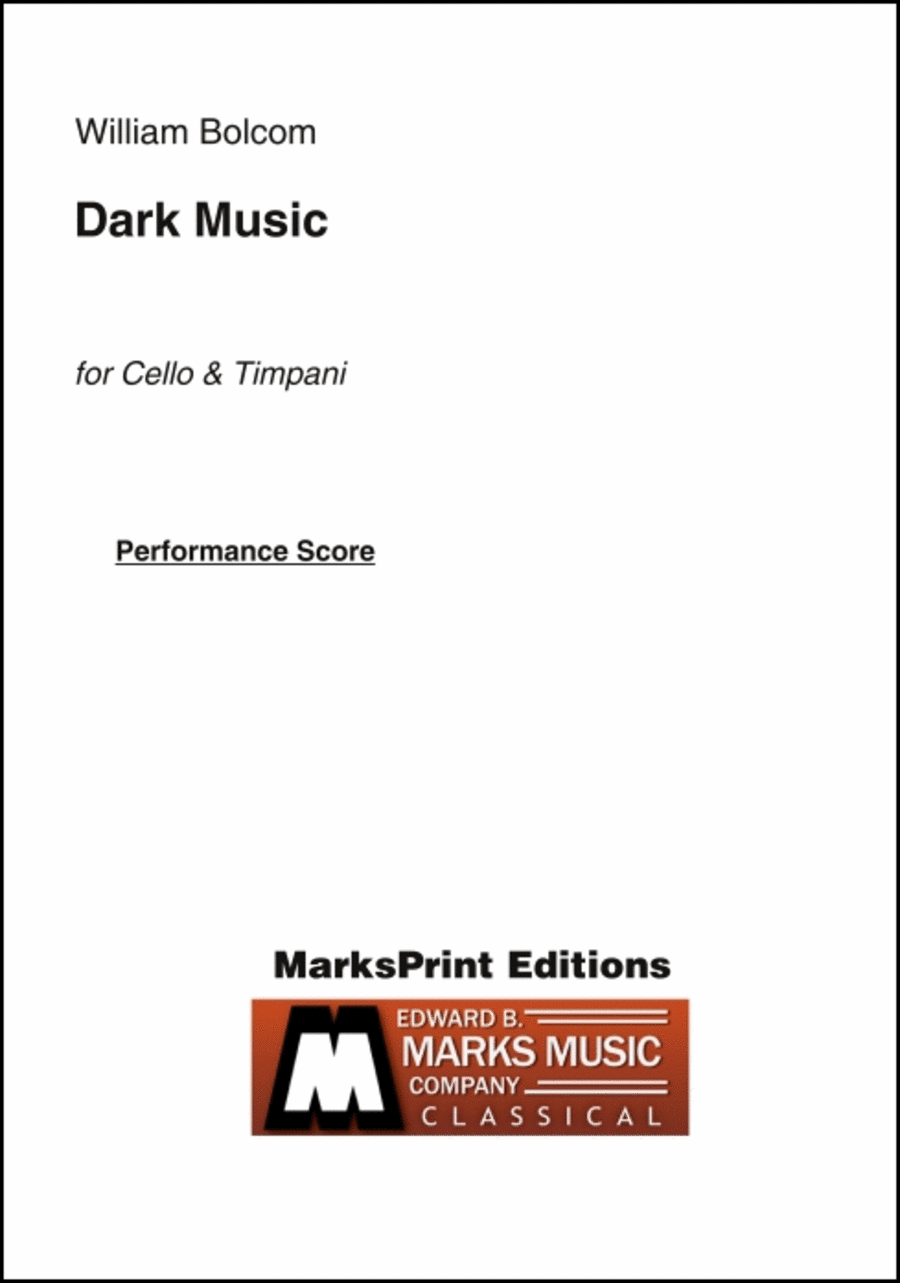Dark Music (score) Percussion scores gallery preview page 1