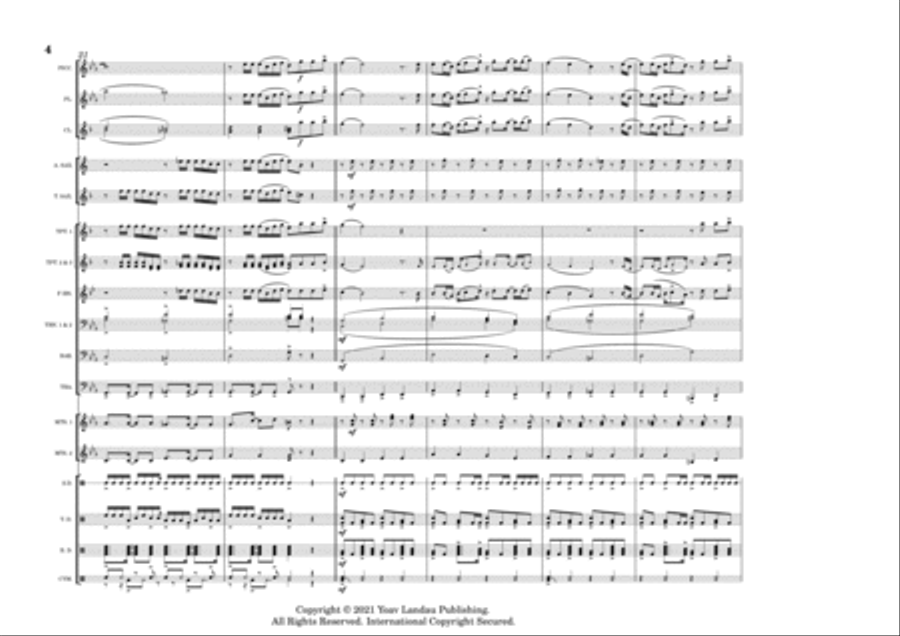 Five Nights At Freddy's Marching Band scores gallery preview page 4