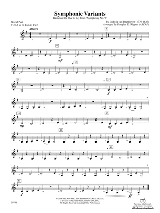 Symphonic Variants (Based on "Ode to Joy" from Symphony No. 9): (wp) E-flat Tuba T.C.