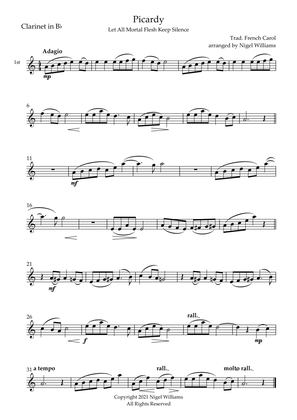 Picardy, for Clarinet Trio