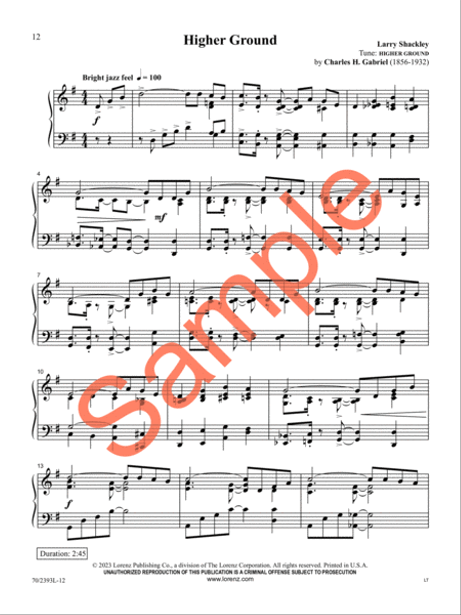 That Will Be Glory! Piano Solo scores gallery preview page 11