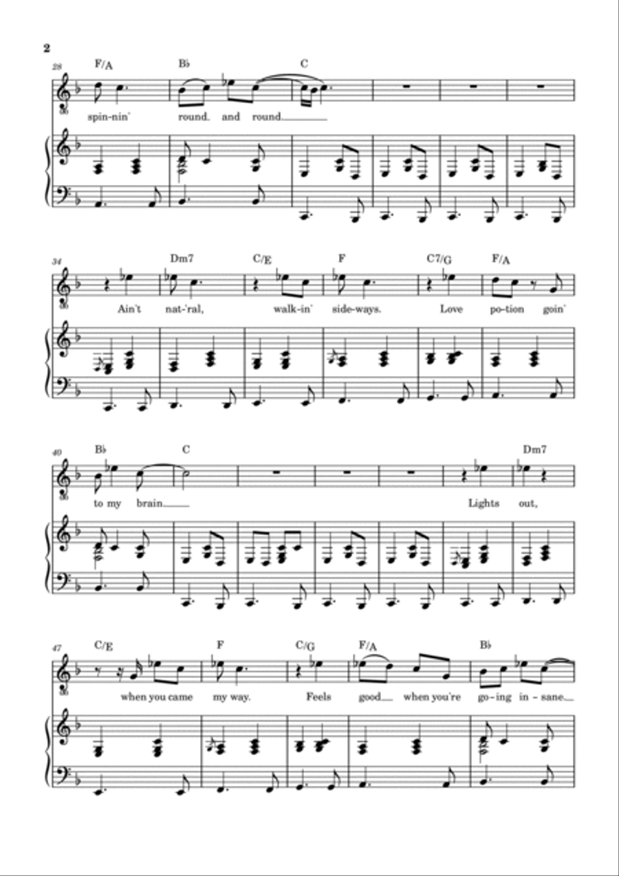 Something's Got A Hold Of My Heart Piano, Vocal, Guitar scores gallery preview page 3