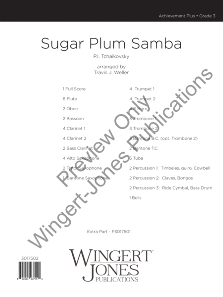 Sugar Plum Samba Sugar Plum Samba Concert Band scores gallery preview page 2