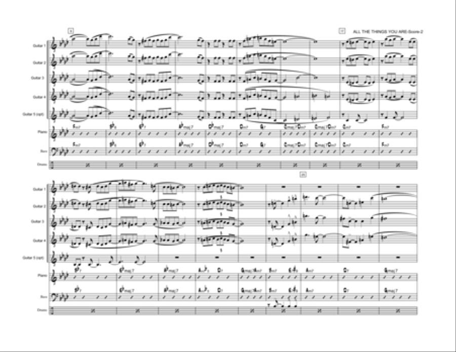 All The Things You Are Jazz Ensemble scores gallery preview page 3