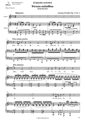 Struna naladena, Op. 55 No. 5 (B-flat minor)