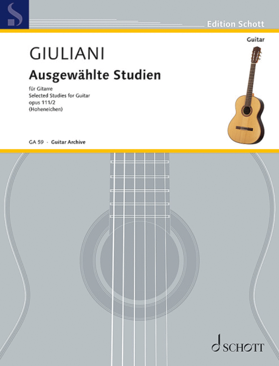 Selected Studies Classical Guitar scores gallery preview page 1