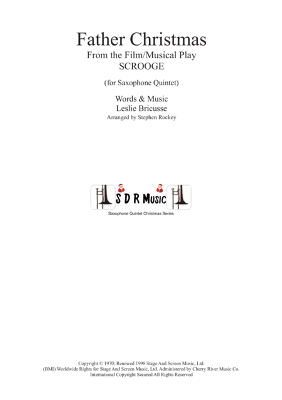 Father Christmas Woodwind Ensemble scores gallery preview page 1