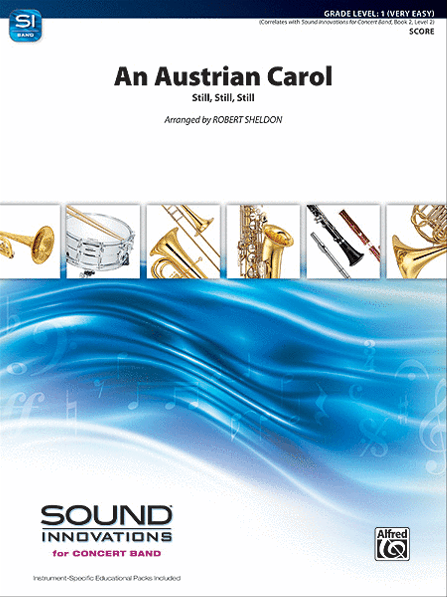 An Austrian Carol Concert Band scores gallery preview page 1