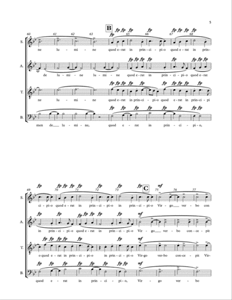 Campanas II 4-Part scores gallery preview page 4