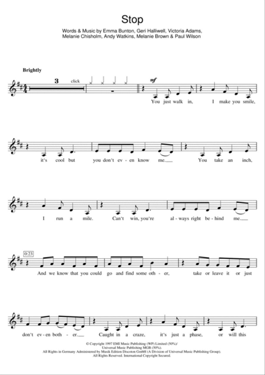 Stop Clarinet Solo scores gallery preview page 1