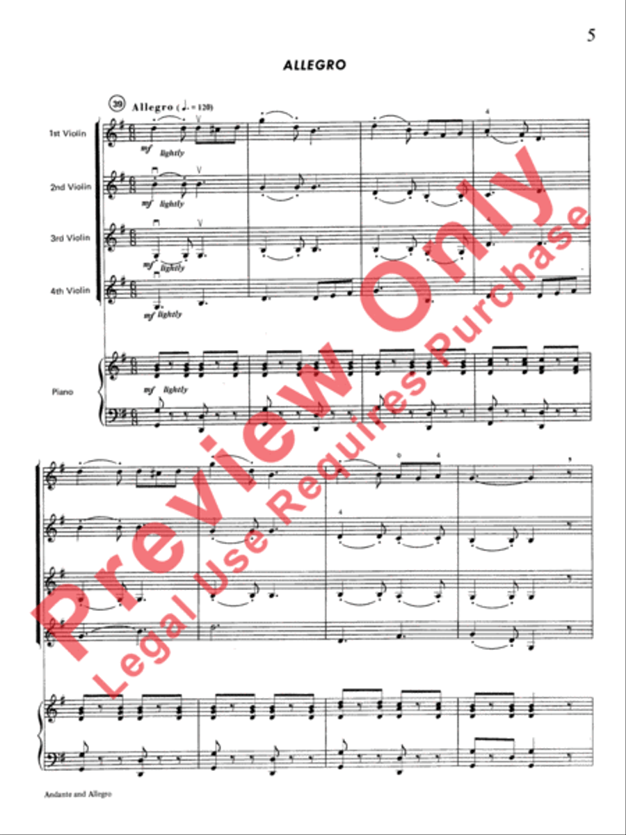 Highland/Etling Violin Quartet Series: Book 2