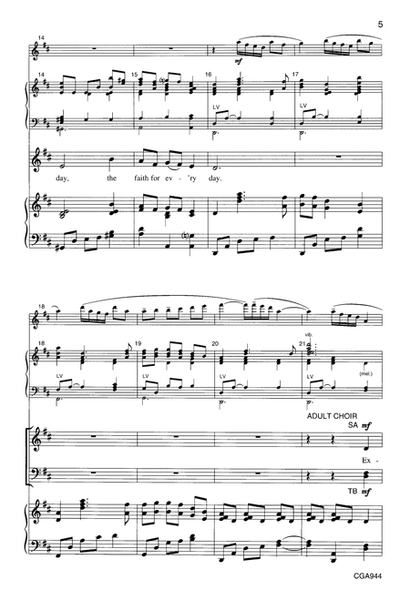 Come Teach Us, Spirit of Our God - Choral Full Score