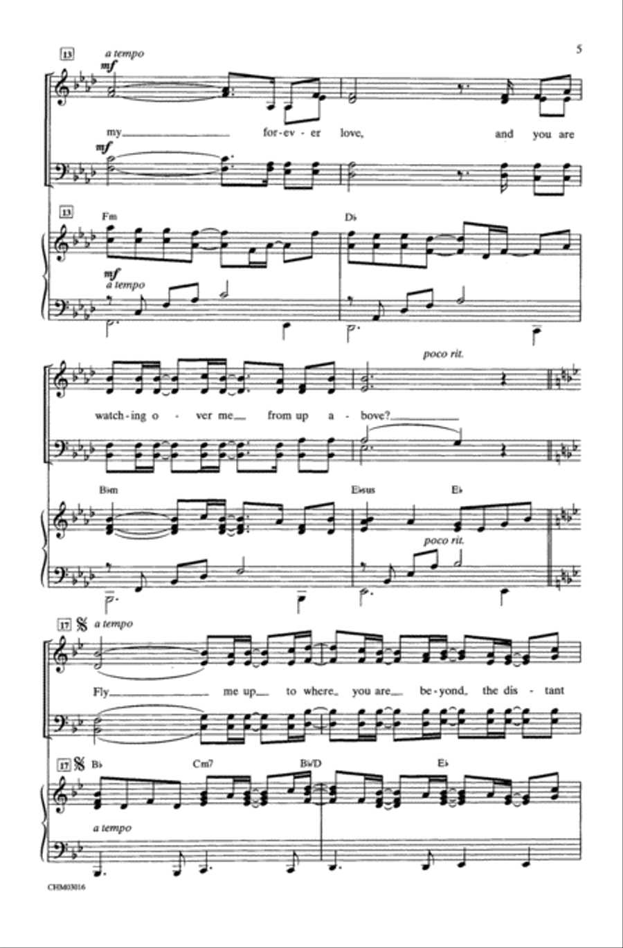 To Where You Are 4-Part scores gallery preview page 4