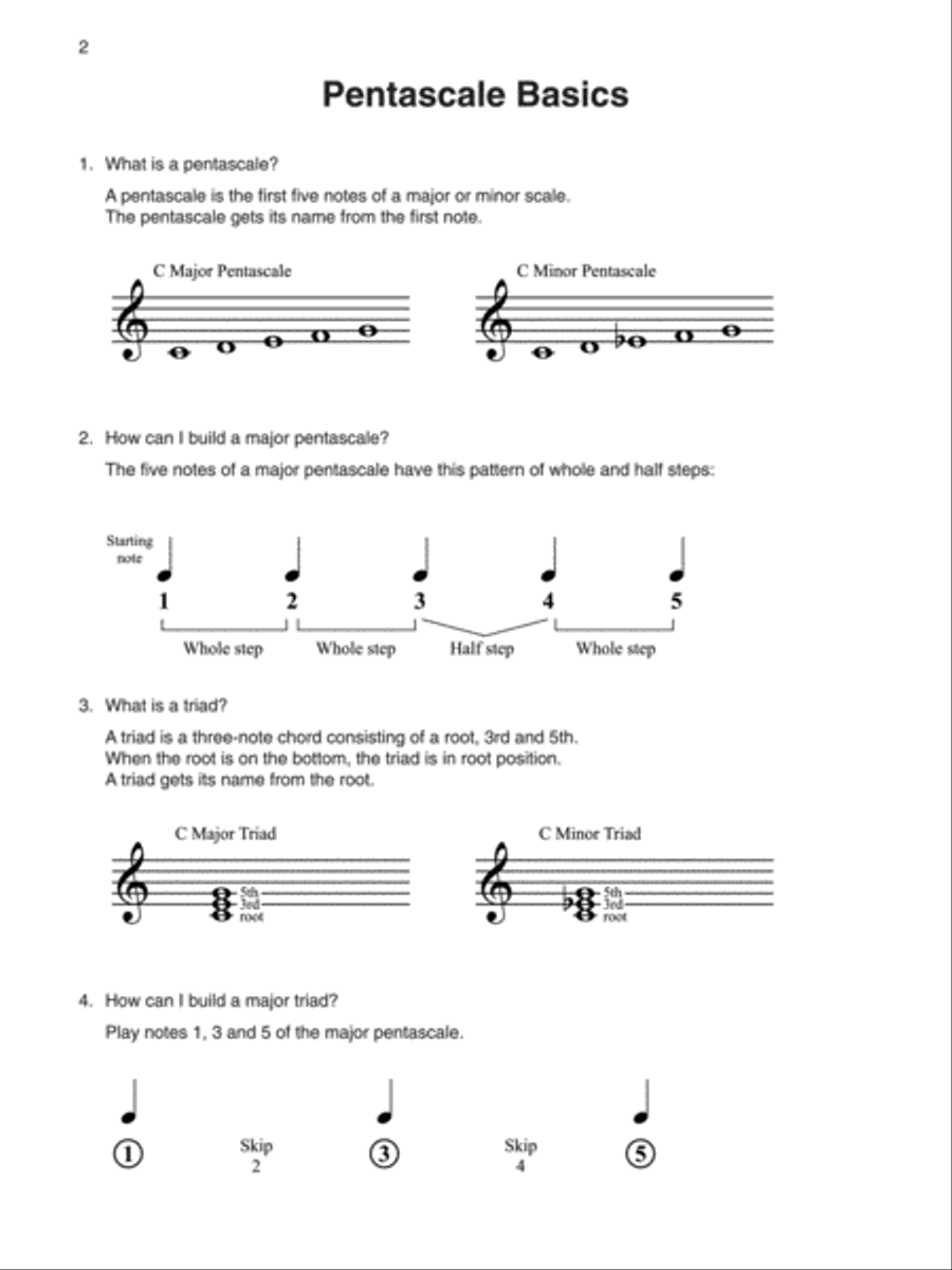 Pentascale Pro, Book 1 Piano Method scores gallery preview page 3