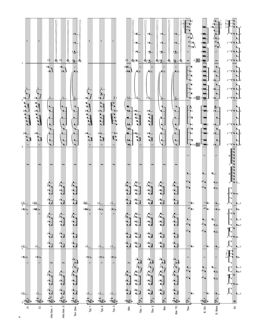 Freedom Marching Band scores gallery preview page 4