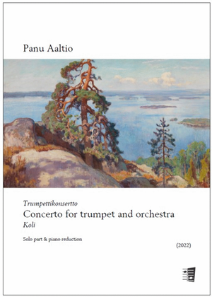 Book cover for Concerto for trumpet and orchestra "Koli" - Solo part & piano reduction