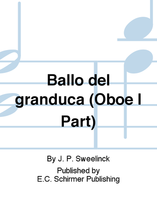 Ballo del granduca (Oboe I Part)