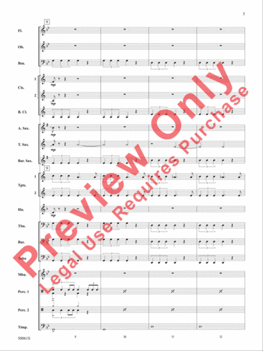 Enemy Concert Band scores gallery preview page 6