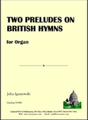 Book cover for Two Preludes on British Hymns