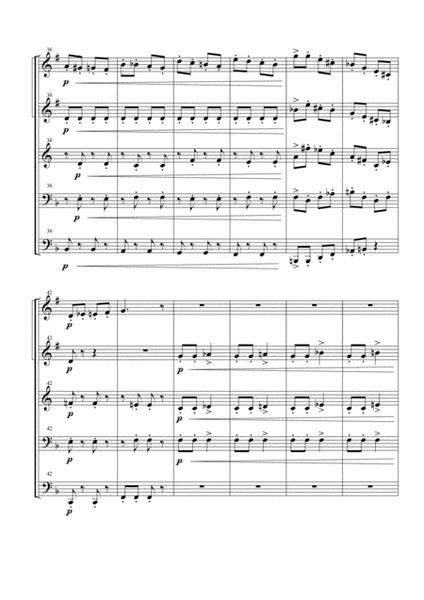 Tritsch-Tratsch Polka for Brass Quintet