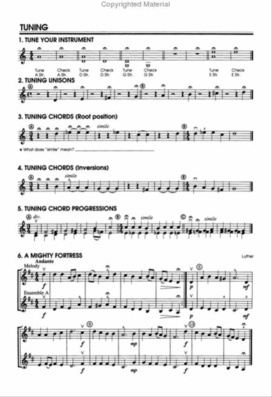 All For Strings Book 3 - Violin String Orchestra scores gallery preview page 2