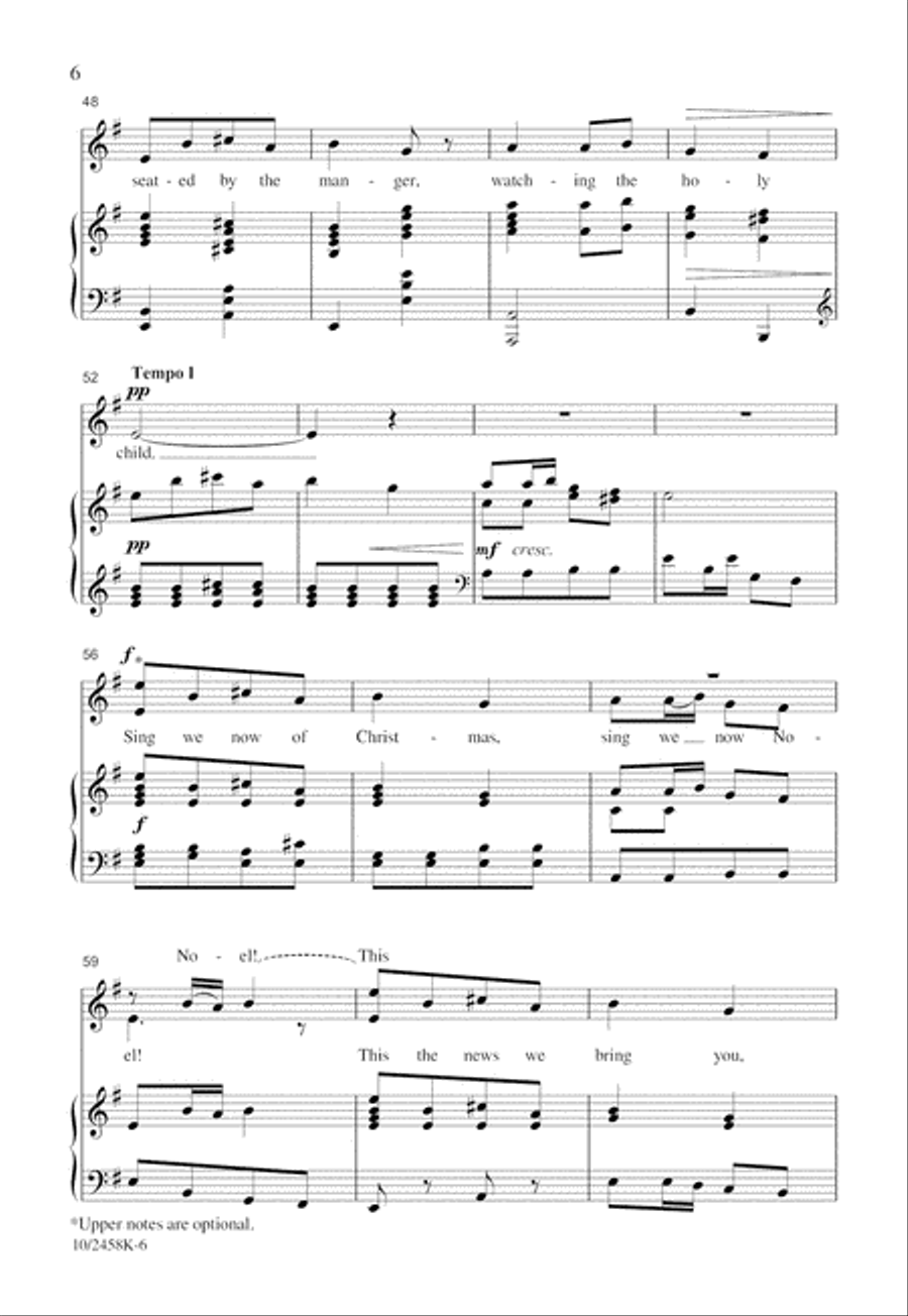 Sing We Now of Christmas Sing We Now of Christmas Unison Choir scores gallery preview page 6