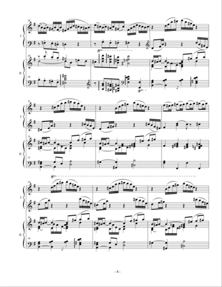 Concerto No. 5 for Piano and Orchestra (First Edition) Small Ensemble scores gallery preview page 6