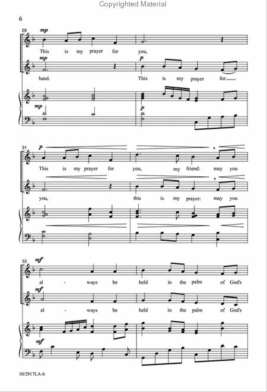 An Irish Blessing An Irish Blessing Unison Choir scores gallery preview page 6