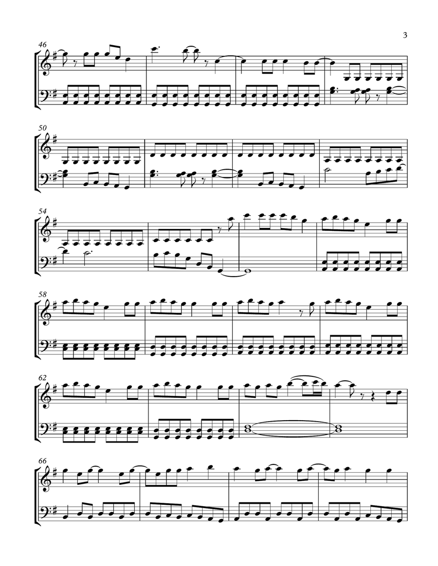 You Belong With Me String Duet scores gallery preview page 4