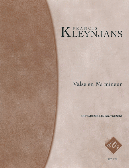 Francis Kleynjans : Valse en Mi mineur
