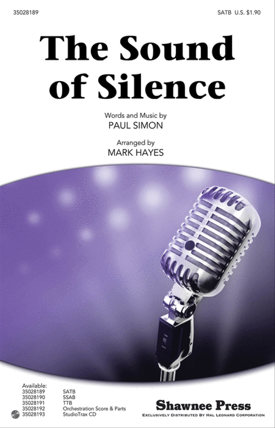 The Sound of Silence 4-Part scores gallery preview page 1