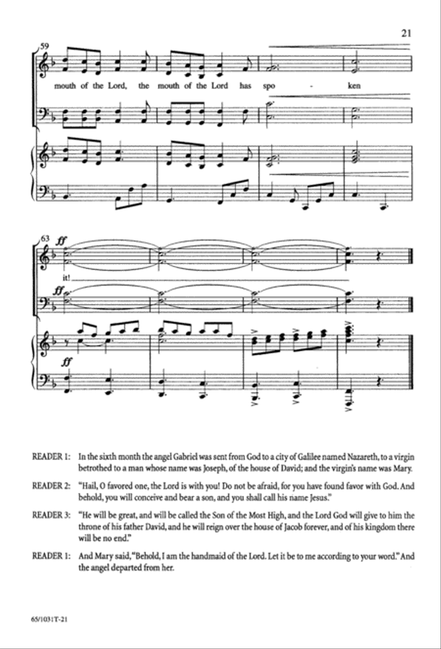 Wonderful Counselor Wonderful Counselor 4-Part scores gallery preview page 23