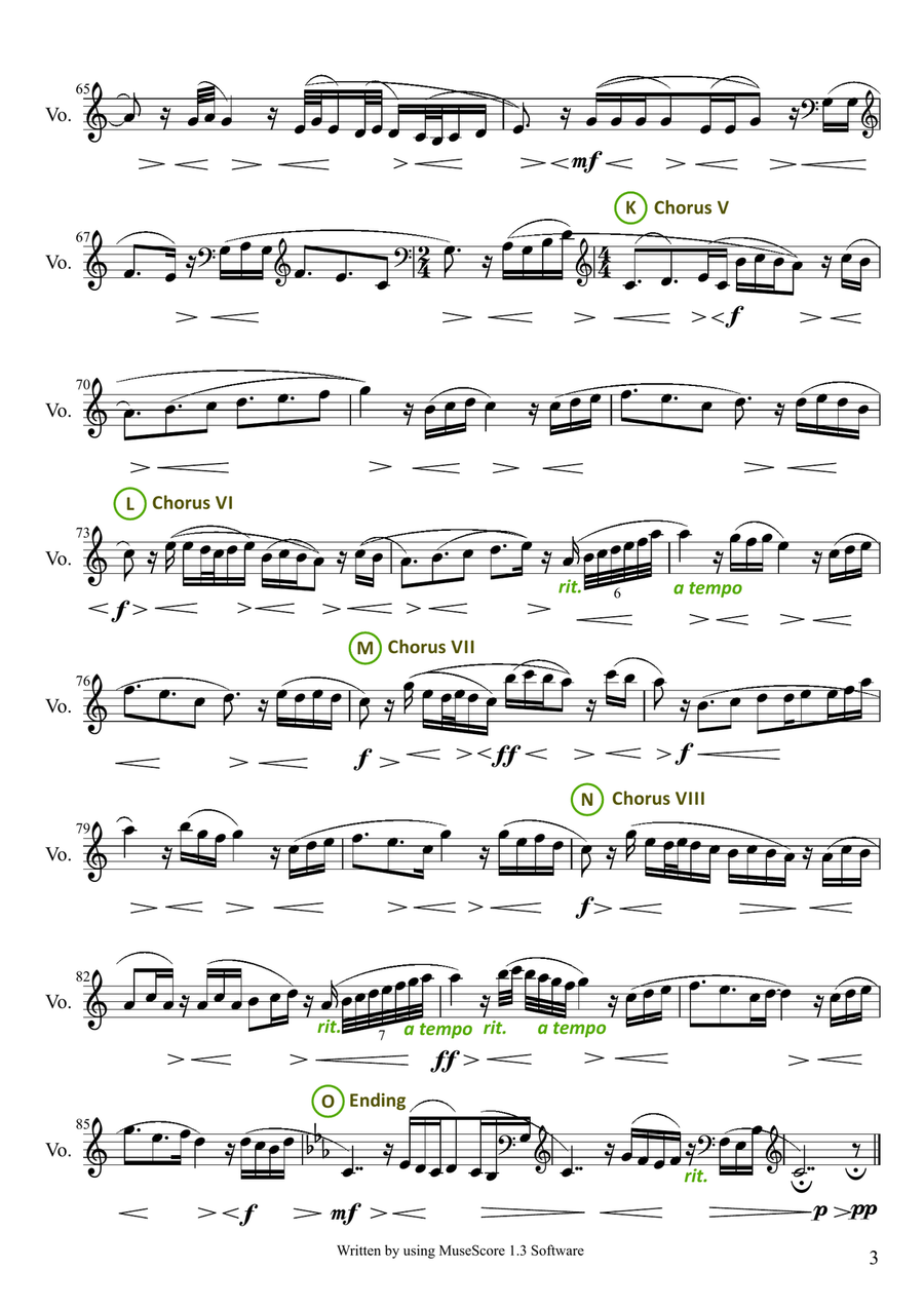 Miracle High Voice scores gallery preview page 3