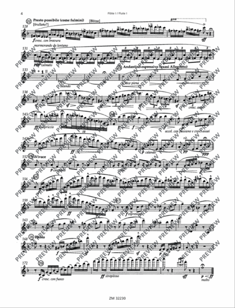 I tre virtuosi Flute Trio scores gallery preview page 21
