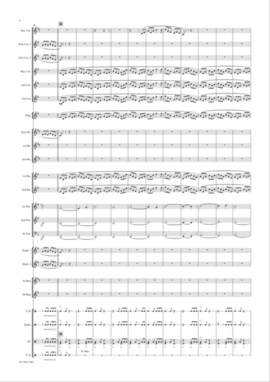 Merry Men Brass Band scores gallery preview page 4