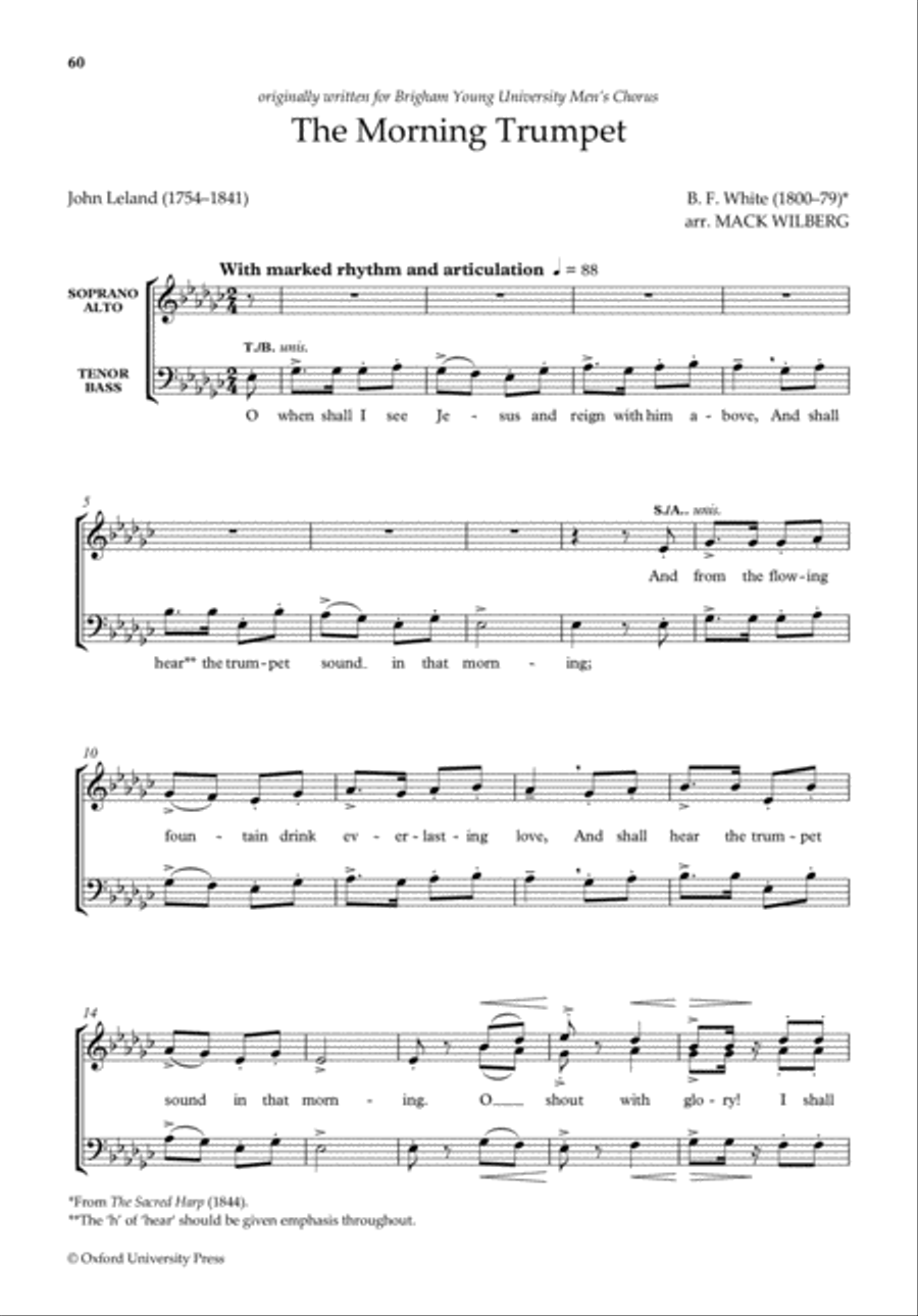 Mack Wilberg Anthems 4-Part scores gallery preview page 9