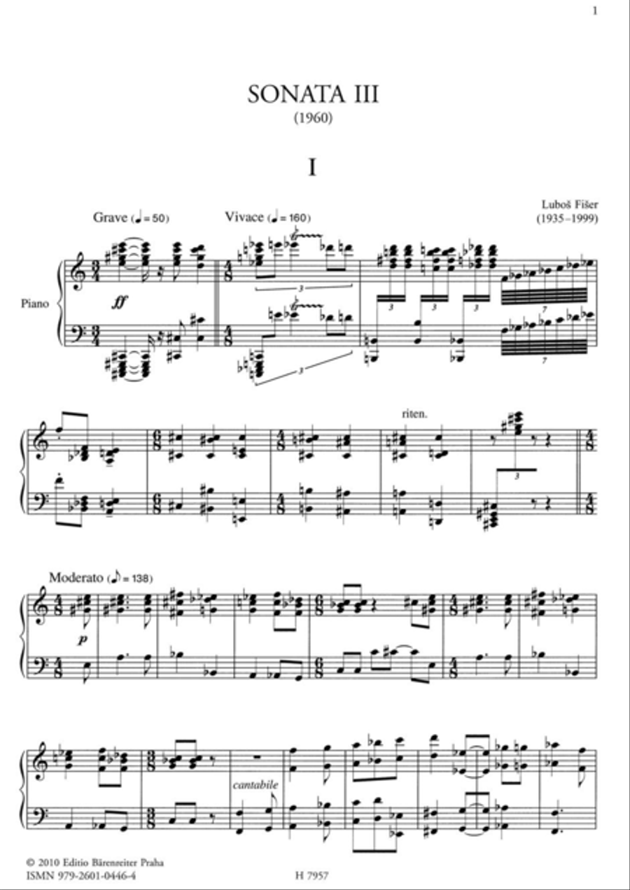 Sonata III für Klavier Piano Solo scores gallery preview page 2