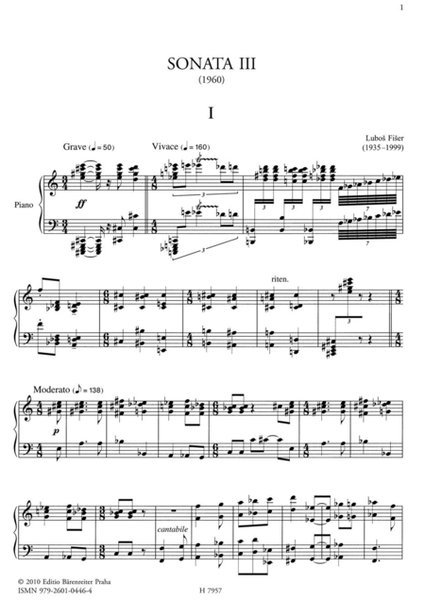 Sonata III für Klavier