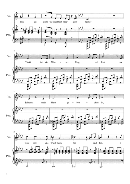 Waldesgesprach Op.39, No.3 - C Major