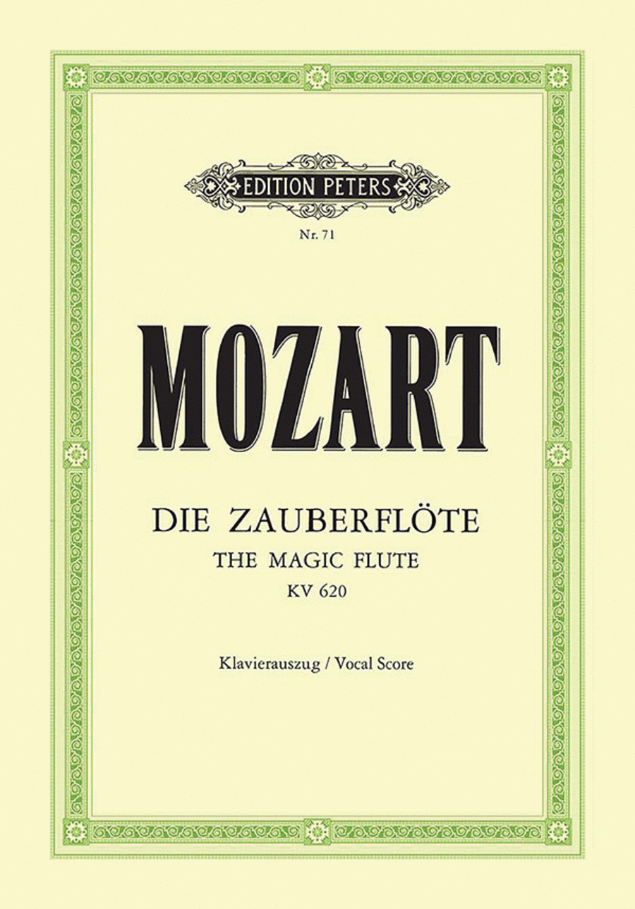 Die Zauberflöte (The Magic Flute) K620 (Vocal Score) Voice scores gallery preview page 1