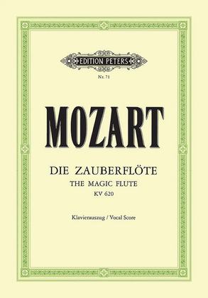 Book cover for Die Zauberflöte (The Magic Flute) K620 (Vocal Score)