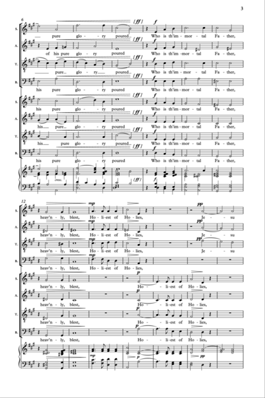 Hail, gladdening Light Hail, gladdening Light 4-Part scores gallery preview page 3
