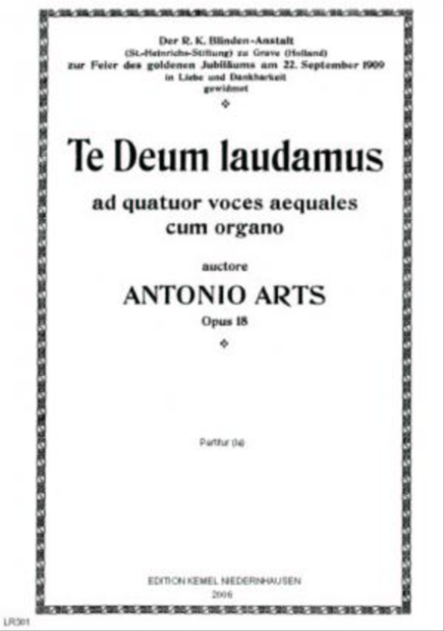 Te Deum laudamus Choir scores gallery preview page 1