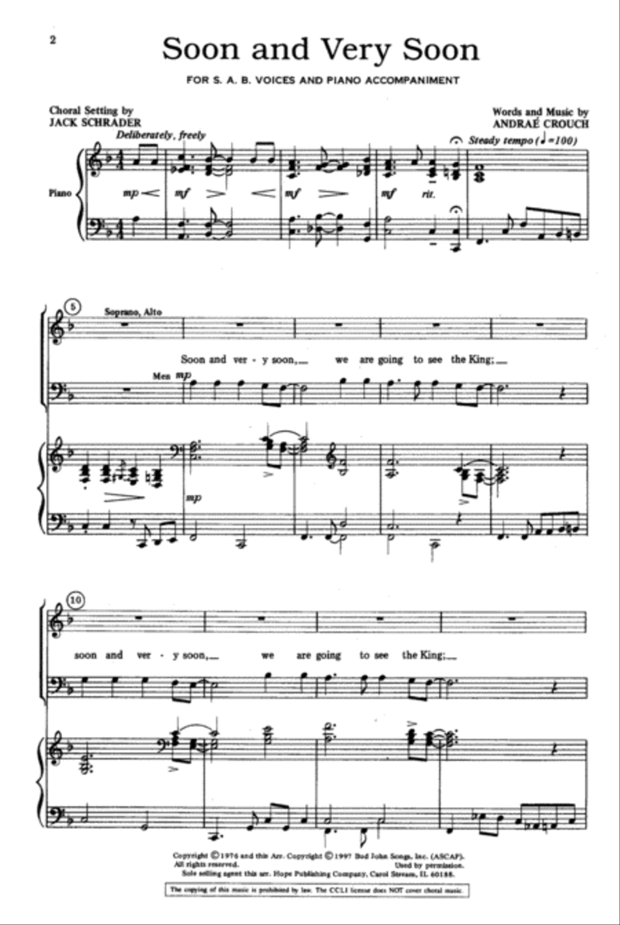 Soon and Very Soon 3-Part scores gallery preview page 3