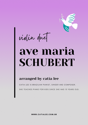 Ave Maria - Schubert for Violin duet - G major