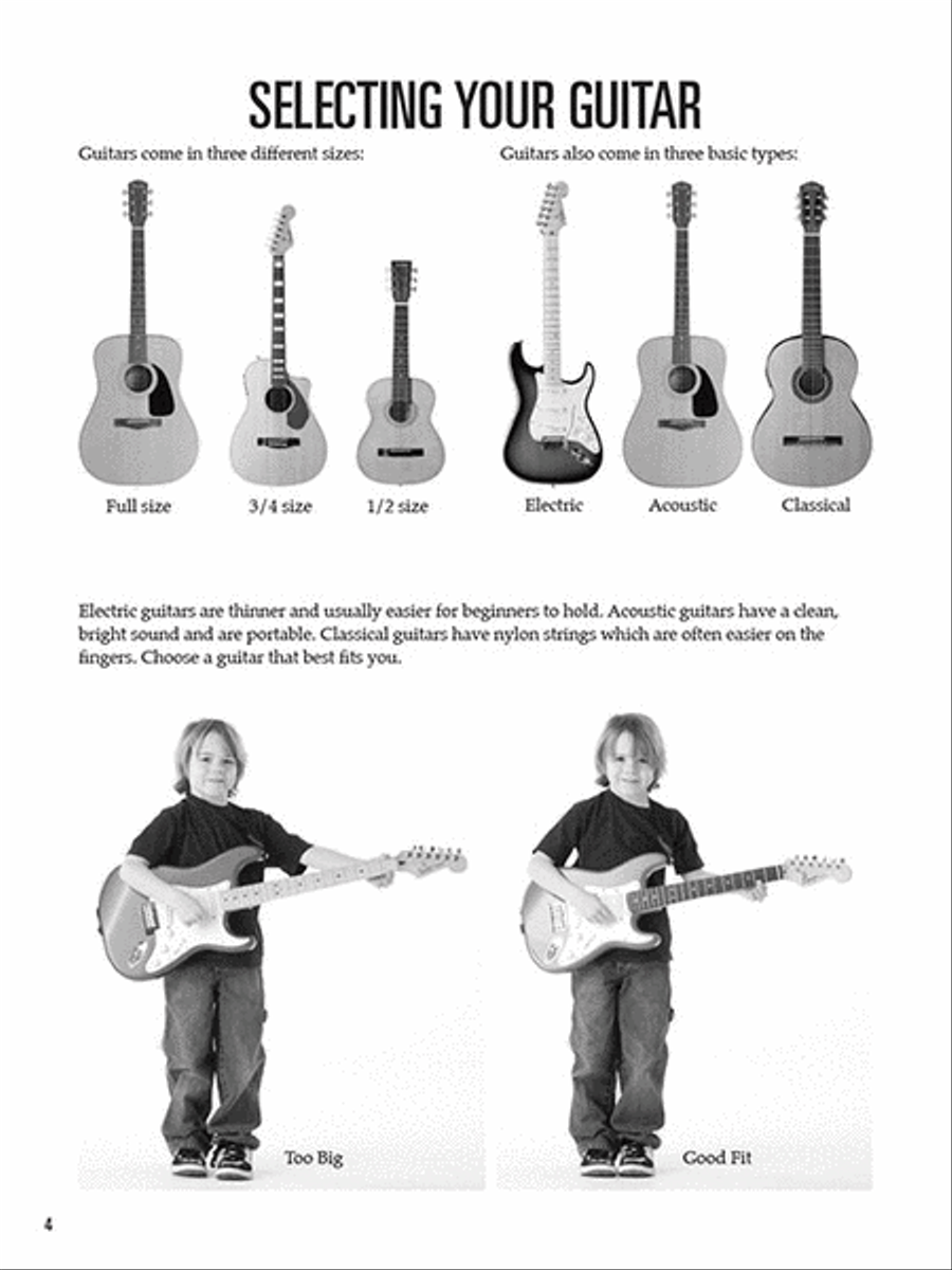 Guitar for Kids Method & Songbook Guitar scores gallery preview page 4